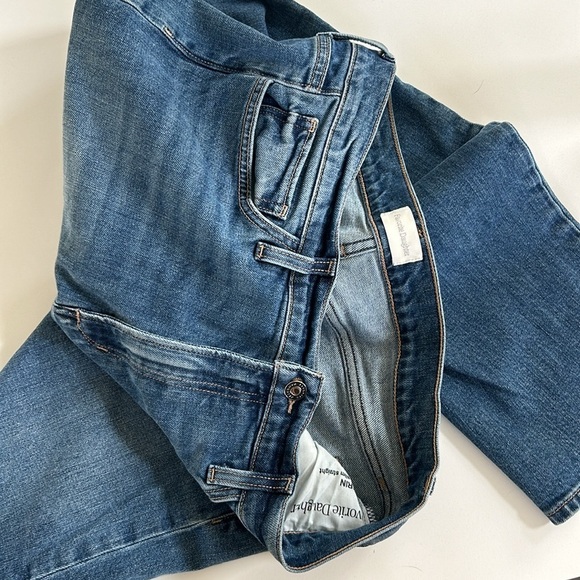 FAVORITE DAUGHTER The Erin High Rise Slim Straight Jeans Size 32 Inseam 27” EUC - Picture 13 of 13